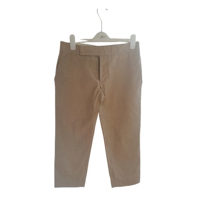 Pre-owned Marni Carot Pants In Beige