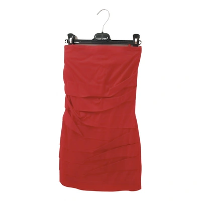 Pre-owned Rinascimento Mini Dress In Red