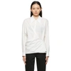 LEMAIRE WHITE TWISTED SHIRT