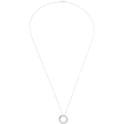 Le Gramme Silver Round Pendant 'le 2.5 Grammes' Necklace
