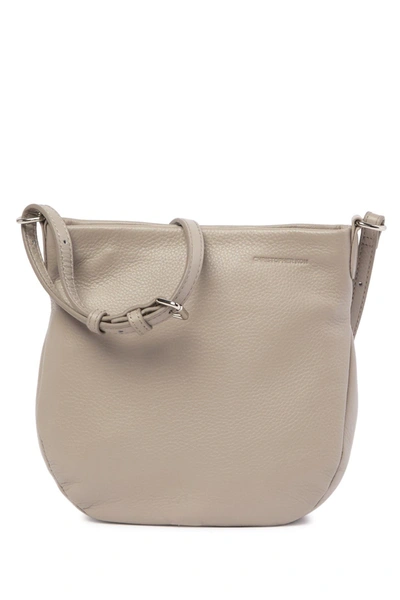 Christopher Kon Celi Small Leather Crossbody Bag In Putty