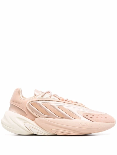 Adidas Originals Ozelia Sneakers In Beige And Oatmeal-neutral