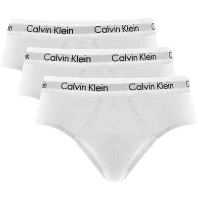 CALVIN KLEIN CALVIN KLEIN UNDERWEAR 3 PACK BRIEFS WHITE