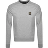 Belstaff Sweatshirt With Logo Patch In Grey