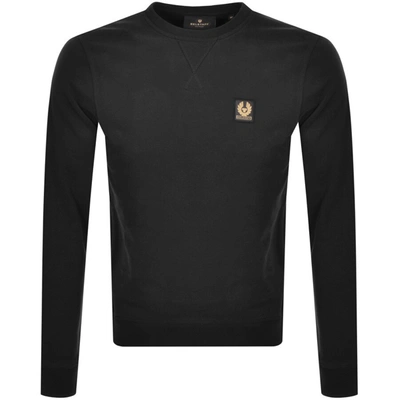 Belstaff Crew Neck Sweatshirt Black