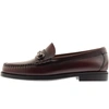 GH BASS GH BASS WEEJUN LINCOLN LEATHER LOAFERS BURGUNDY