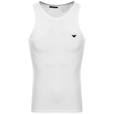 Armani Collezioni Emporio Armani Waistcoat Lounge T Shirt White