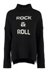 Zadig & Voltaire Womens Noir Alma Turtleneck Oversized Wool Jumper In Black
