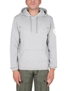 Alexander Mcqueen Sweatshirt With Embroidered Skull In Gray