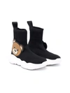 MOSCHINO SNEAKERS WITH TEDDY BEAR MOTIF,68907 1