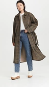 Tibi Grandfather Plaid Frank Coat