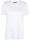 Balmain Flocked Logo T-shirt In White