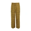 Jw Anderson Mens Tobacco Brand-print Straight Cotton Trousers 32 In Brown
