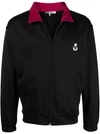 Isabel Marant Logo-embroidered Bomber Jacket In Black