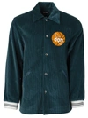 Just Don Basketball Corduroy Jacket In Blue