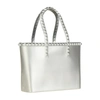 Carmen Sol Seba Mid Tote Jumbo Studs In Silver