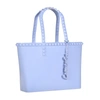 Carmen Sol Seba Mid Tote Borchiona In Baby Blue