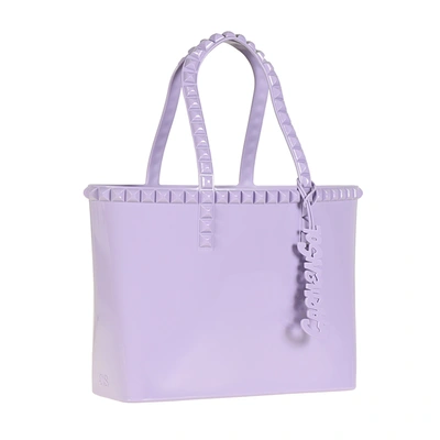 Carmen Sol Seba Mid Tote Borchiona In Violet