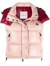 Moncler Alpiste Nylon Laque Down Vest In Black