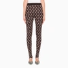 MARINE SERRE BROWN ALL OVER MOON LEGGINGS,P111ICONWFW21NY-J-MARIS-08