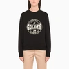 GOLDEN GOOSE BLACK ATHENA CREWNECK SWEATSHIRT,GWP01012P000583-J-GOLDE-90290