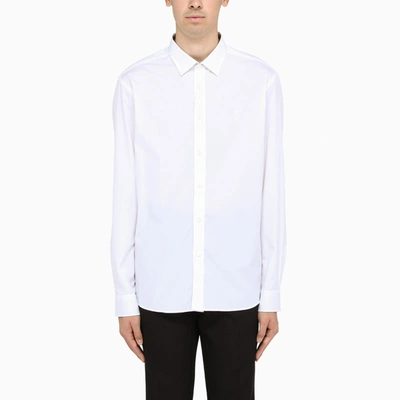Burberry White Sherwood Logoed Shirt