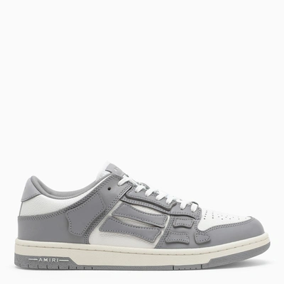 Amiri White/grey Leather Low Trainers