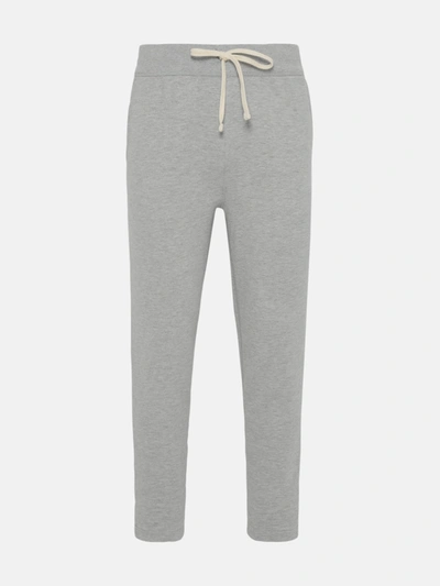 Polo Ralph Lauren Drawstring Waist Track Pants In Grey