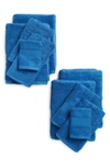 Nordstrom Rack Essential 10-piece Towel Set In Blue Boat