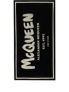 ALEXANDER MCQUEEN LOGO印花沙滩毛巾