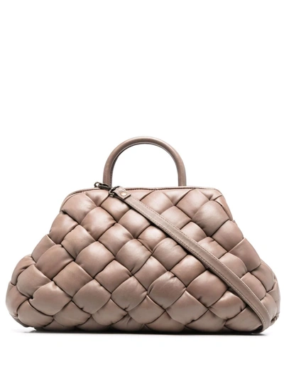 Officine Creative Helen 13 Massive Tote In Braun