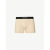 Tom Ford Logo-embroidered Cotton-blend Jersey Boxers In Nude 1