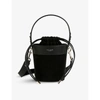 Ted Baker Black Eques Leather And Suede Bucket Bag 1 Size