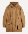 Woolrich Arctic Hooded Parka In Brown