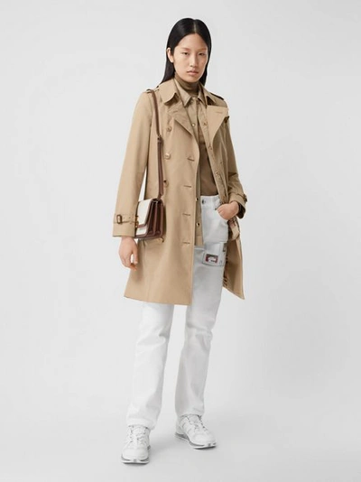 Burberry The Midlength Chelsea Heritage Trench Coat In Honey