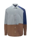 LOEWE LOEWE MEN'S BROWN COTTON SHIRT,H526Y05W283105 39