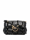 PINKO PINKO WOMEN'S BLACK LEATHER SHOULDER BAG,1P22E8Y7HXZ99 UNI