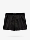 Tom Ford Logo-waistband Satin-finish Boxers In Brown