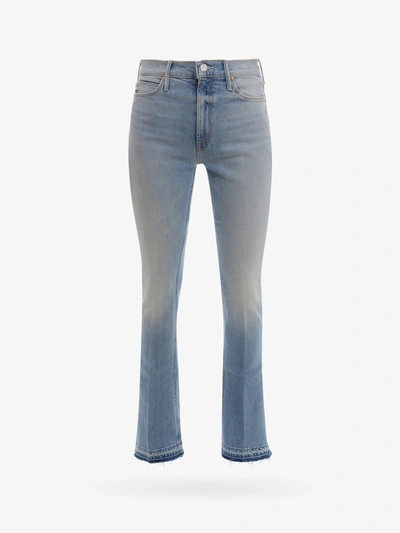 Mother Cotton Jeans In Blue