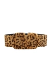 Valentino Garavani Vlogo Leopard-print Calf Hair Belt In  display picture 3