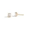 SOPHIE RATNER EMERALD-CUT STUD EARRINGS