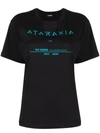 Raf Simons Regular Fit Ataraxia Tour T-shirt In Black