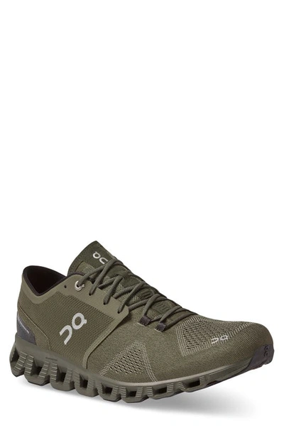 On Cloud X Training Shoe In Green/ Green