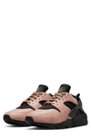 Nike Air Huarache Toadstool Sneaker In Black/ Chestnut Brown