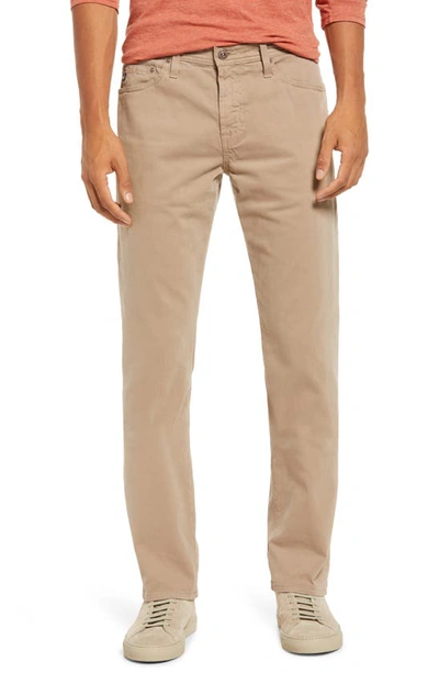 Ag Graduate Sud Slim Straight Leg Pants In Silk Bamboo