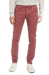 Neuw Denim Neuw Lou Slim Fit Twill Jeans In Blood Red