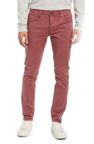 Neuw Denim Neuw Lou Slim Fit Twill Jeans In Blood Red