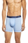 Nike Dri-fit 2-pack Reluxe Boxer Briefs In Game Royal Heather/ Obsidian