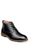 Florsheim Lodge Plain Toe Boot In Black Ch