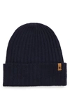 Fjall Raven Thin Byron Beanie In Dark Navy